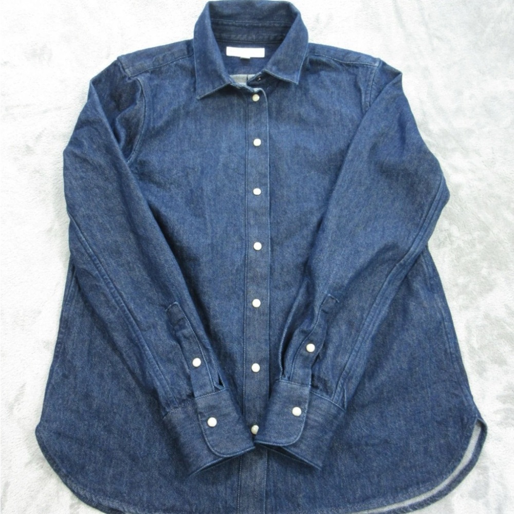 Denim Button-Up Shirt